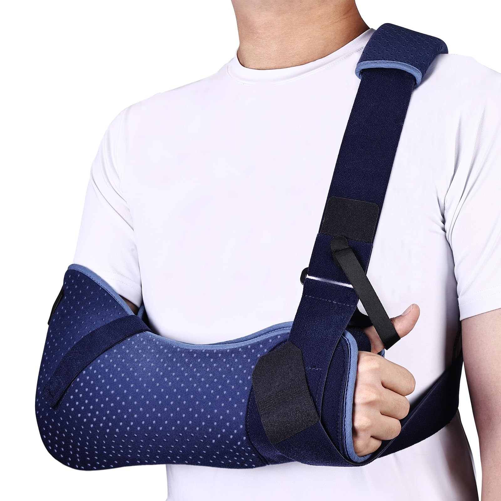 Willcom Arm Sling for Shoulder Injury with Waist Strap – Immobilizer Brace Su…