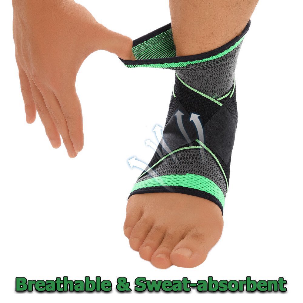 Adjustable Ankle Support Brace Compression Sleeve Sock Achilles Tendon Wrap US