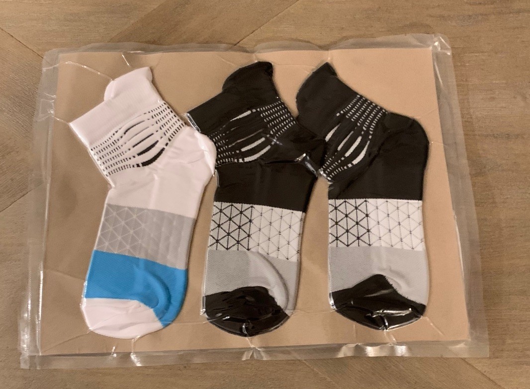 IRAMY Compression Ankle Support Socks Women Running Socks Cushioned Athletic S