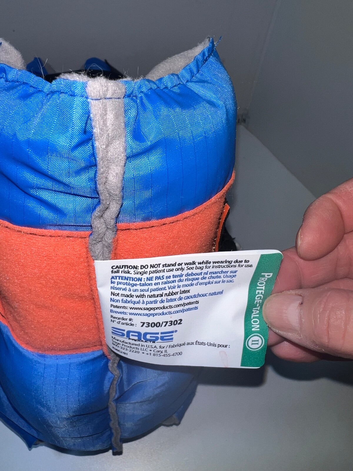 Prevalon Heel Protector II 7300/7302 Heel Protector Boot Wrap W/ Position Wedge