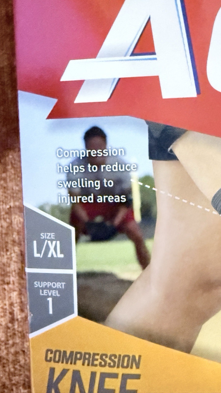 Ace Knee Compression Support – 1 Knee Support – Size L