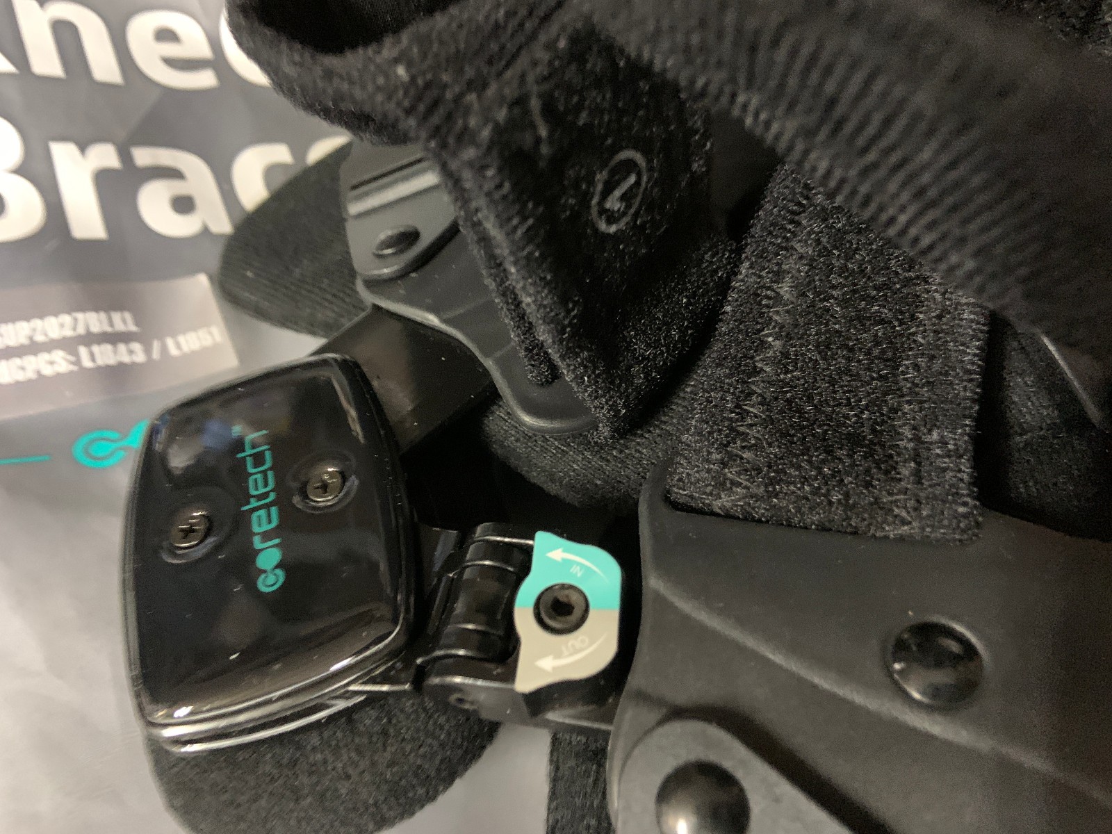 Coretech 843 OA Knee Brace – Open Box- Unused- LEFT Leg