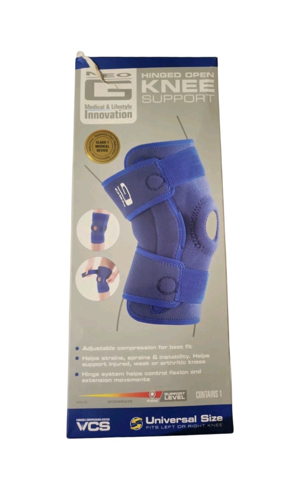 Neo G Hinged Open Knee Support Universal Size READ