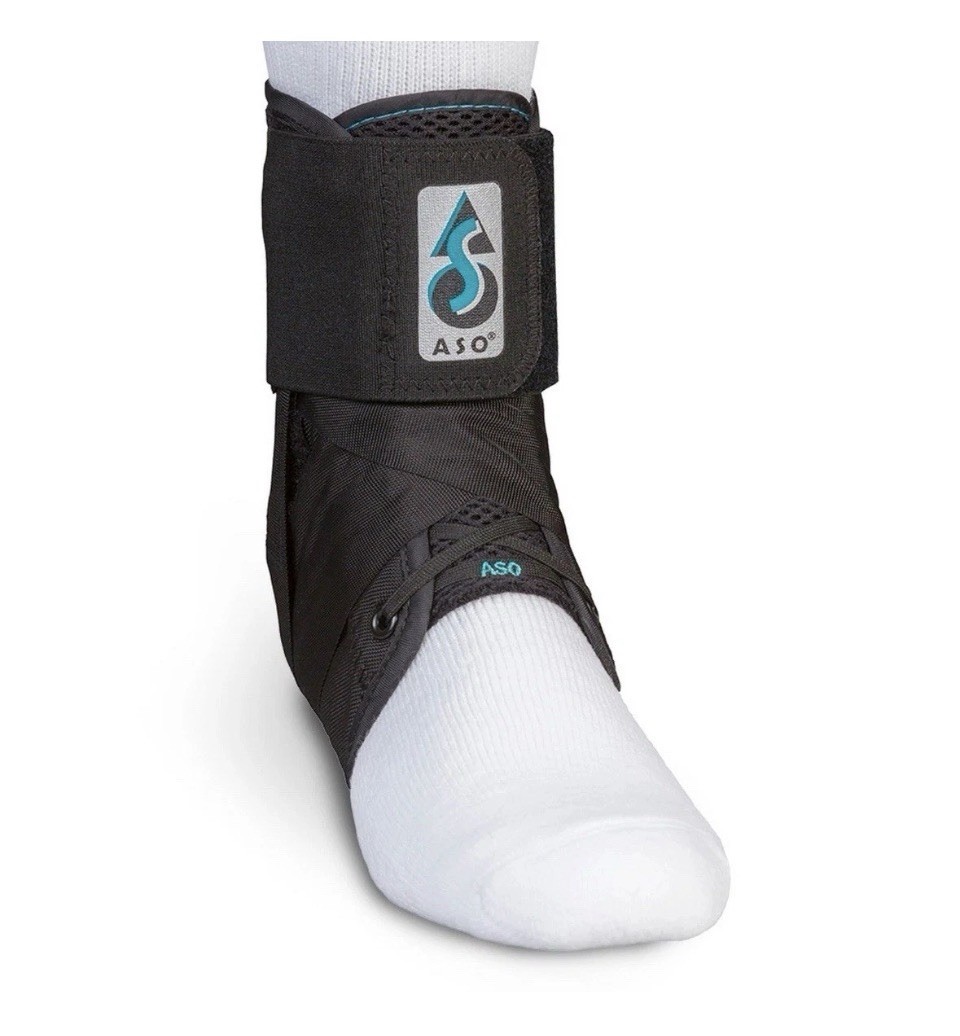 Med Spec ASO Ankle Stabilizer (Small, Black) – Ankle Brace for Sprained Ankle..