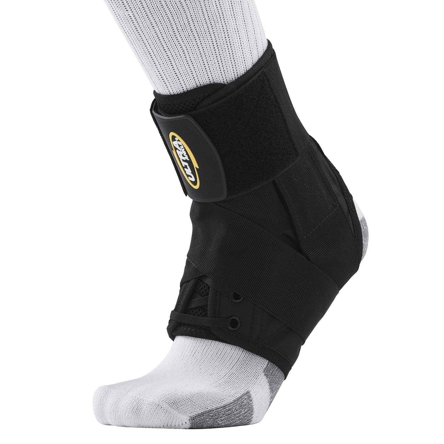 Ultra 360™ BlackLace-Up Ankle Brace – Ankle Support & Adjustable Compression
