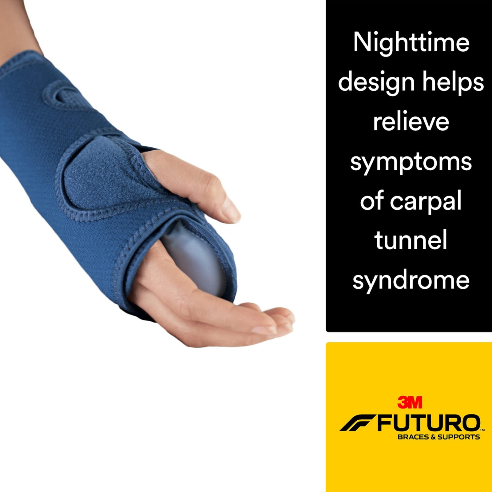 Adjustable Night Wrist Sleep Support Brace for Pain Relief & Comfort