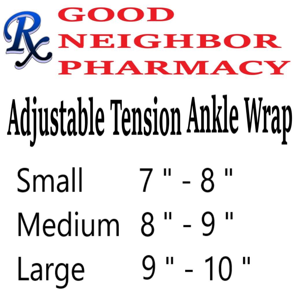 GNP Adjustable Tension Ankle Wrap Medium