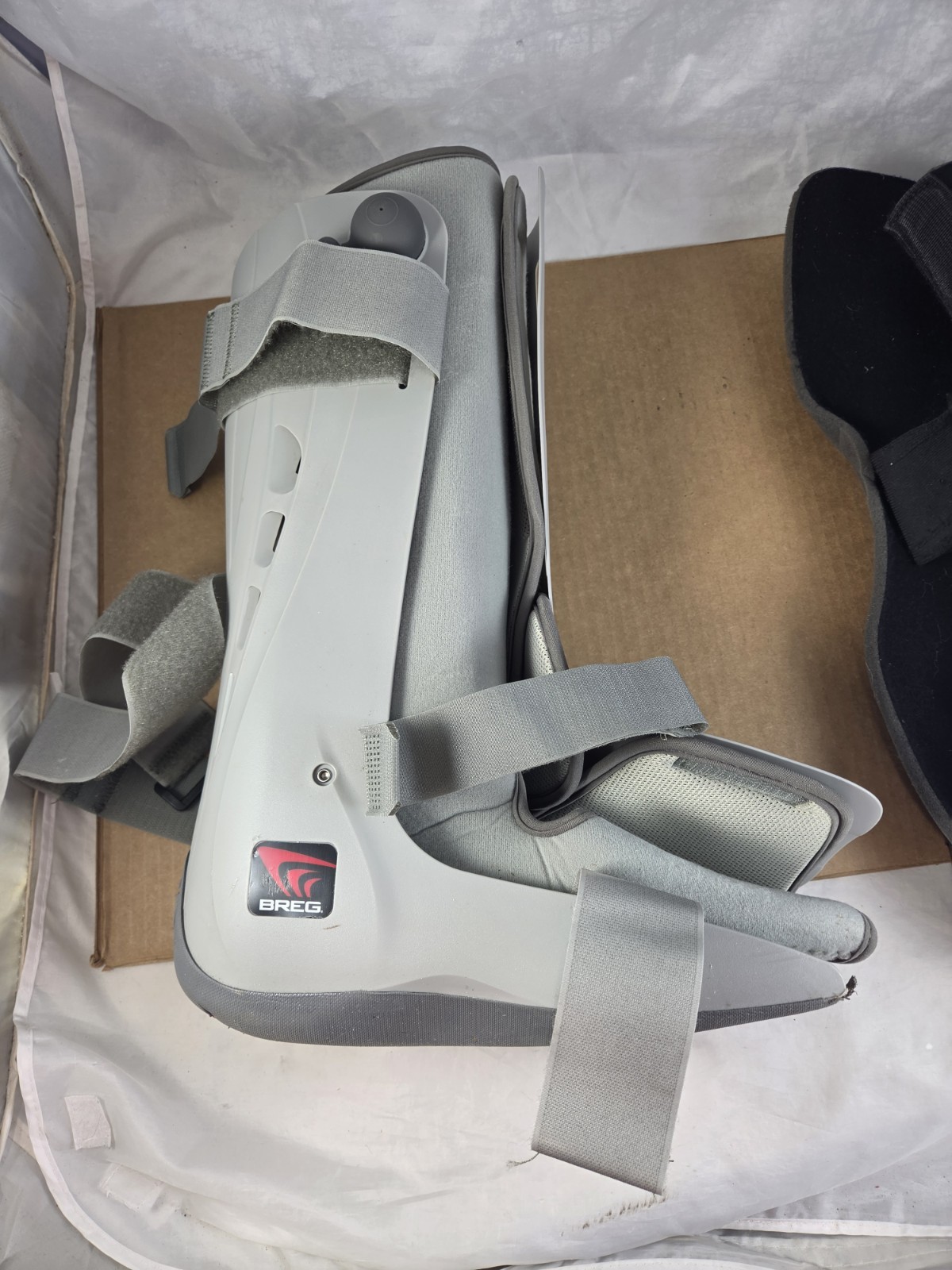 Breg BL514007 Genesis 4 Strap Tall Walker Walking Boot Gray Size Large