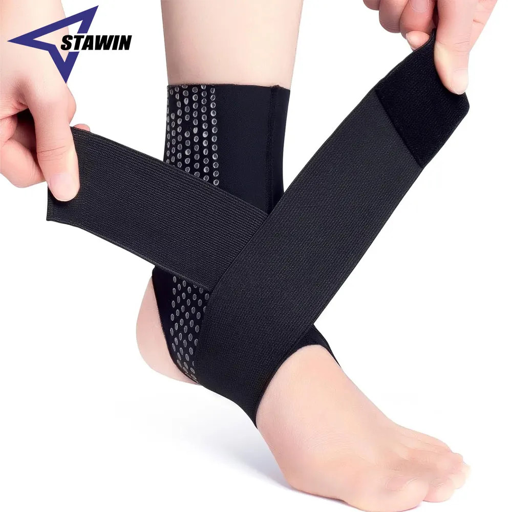 1PC Adjustable Compression Ankle Support Brace, Sports Ankle Stabilizer for Runn