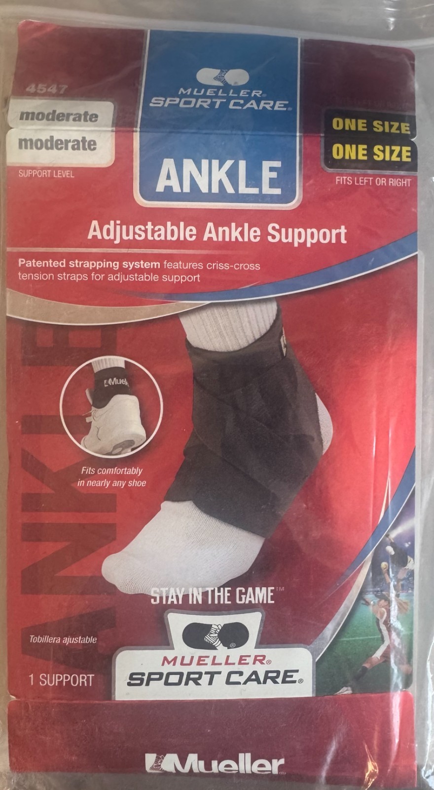 Mueller Sport Care Adjustable Ankle Support (Moderate / One Size)