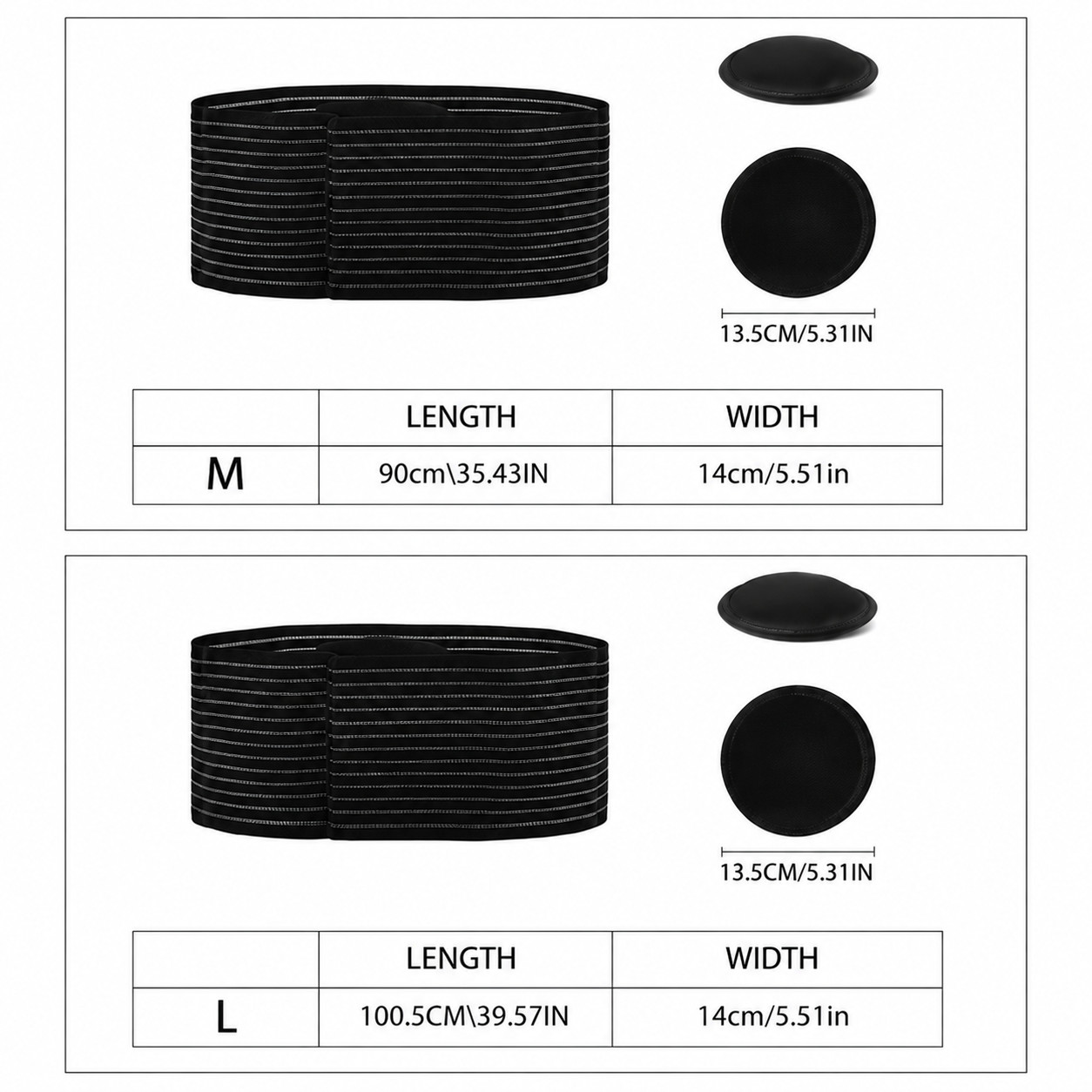 Umbilical Hernia Belt for Men and Women Abdominal Support Binder with Compress