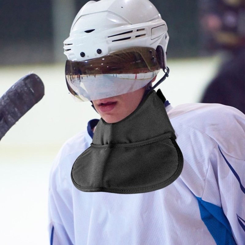 Breathable Fabric Neck Brace Protector for Ice Hockey Secure Comfortable Design