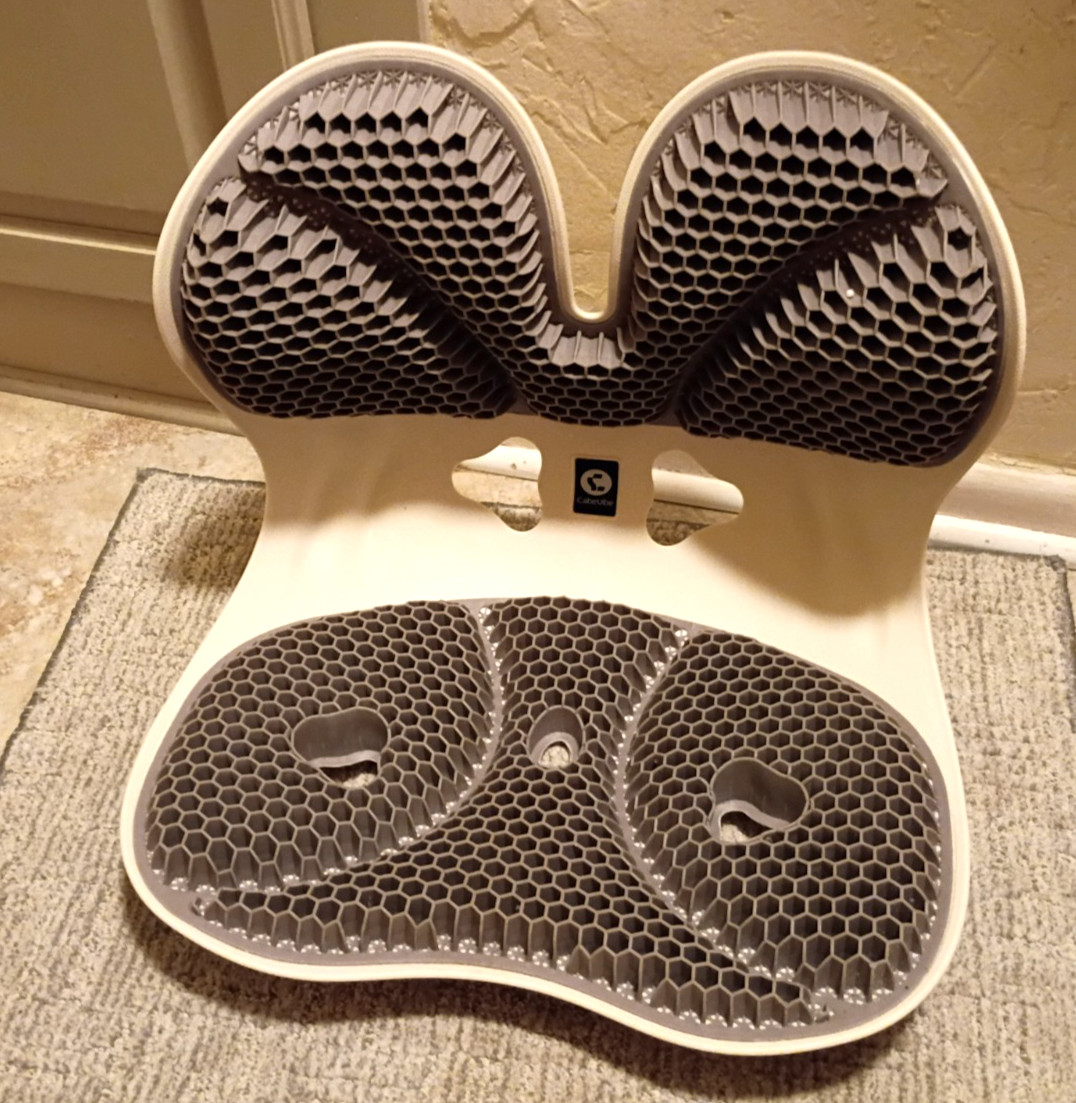Lumbar Support Cabevibe M2 cushion Silicone seat chair portable back pain