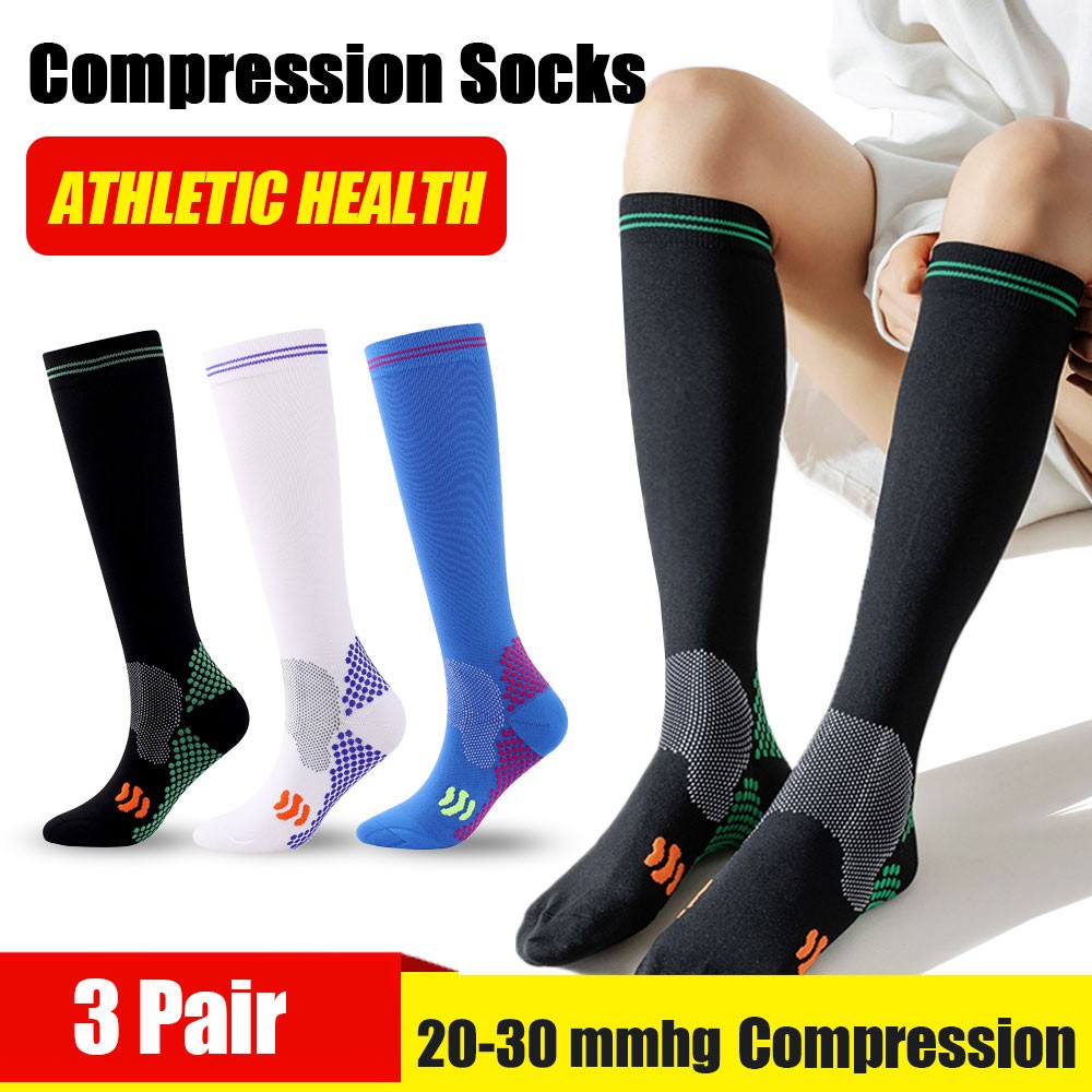 Compression Stockings 20-30 mmHg Knee High Graduated Therapeutic Socks Support