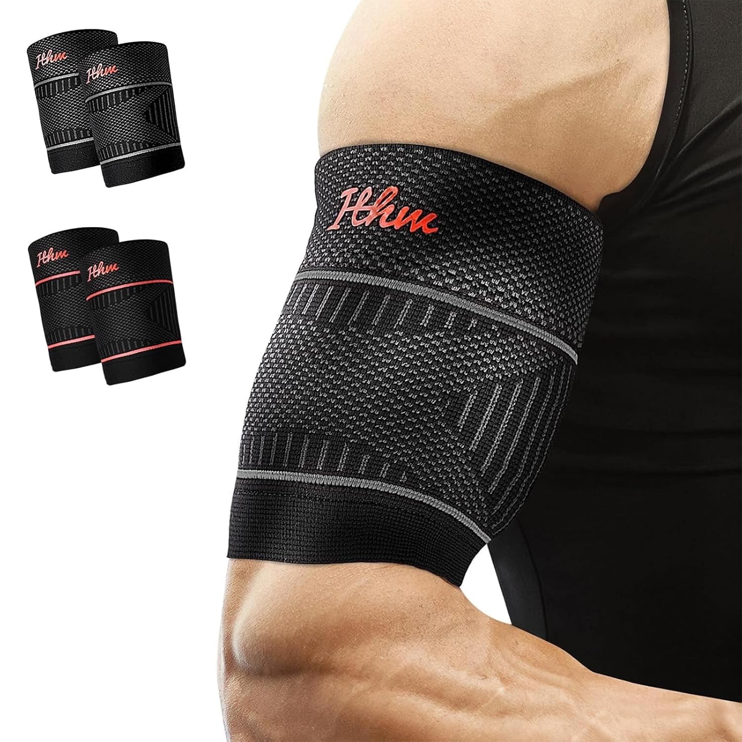 Bicep Tendonitis Brace Pair for Pain Relief, Bicep Tendonitis Sleeve | for Muscl
