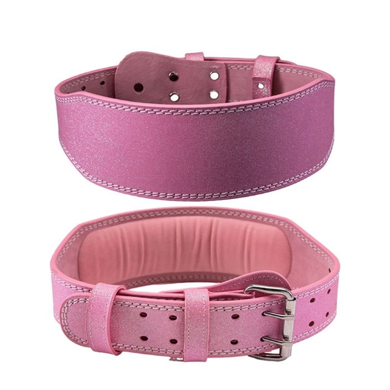 Weightlifting Belt Leather Powerlifting Belt Comfortable Sport Waist Support
