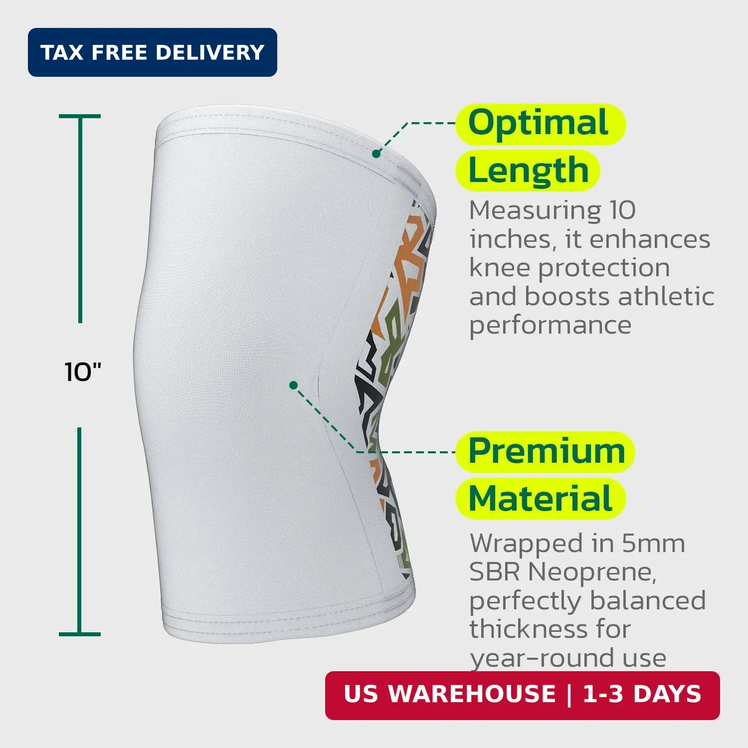 5mm Knee Brace For Women Men for Fitness, Weightlifting S (1 Pair) | Knee Suppor