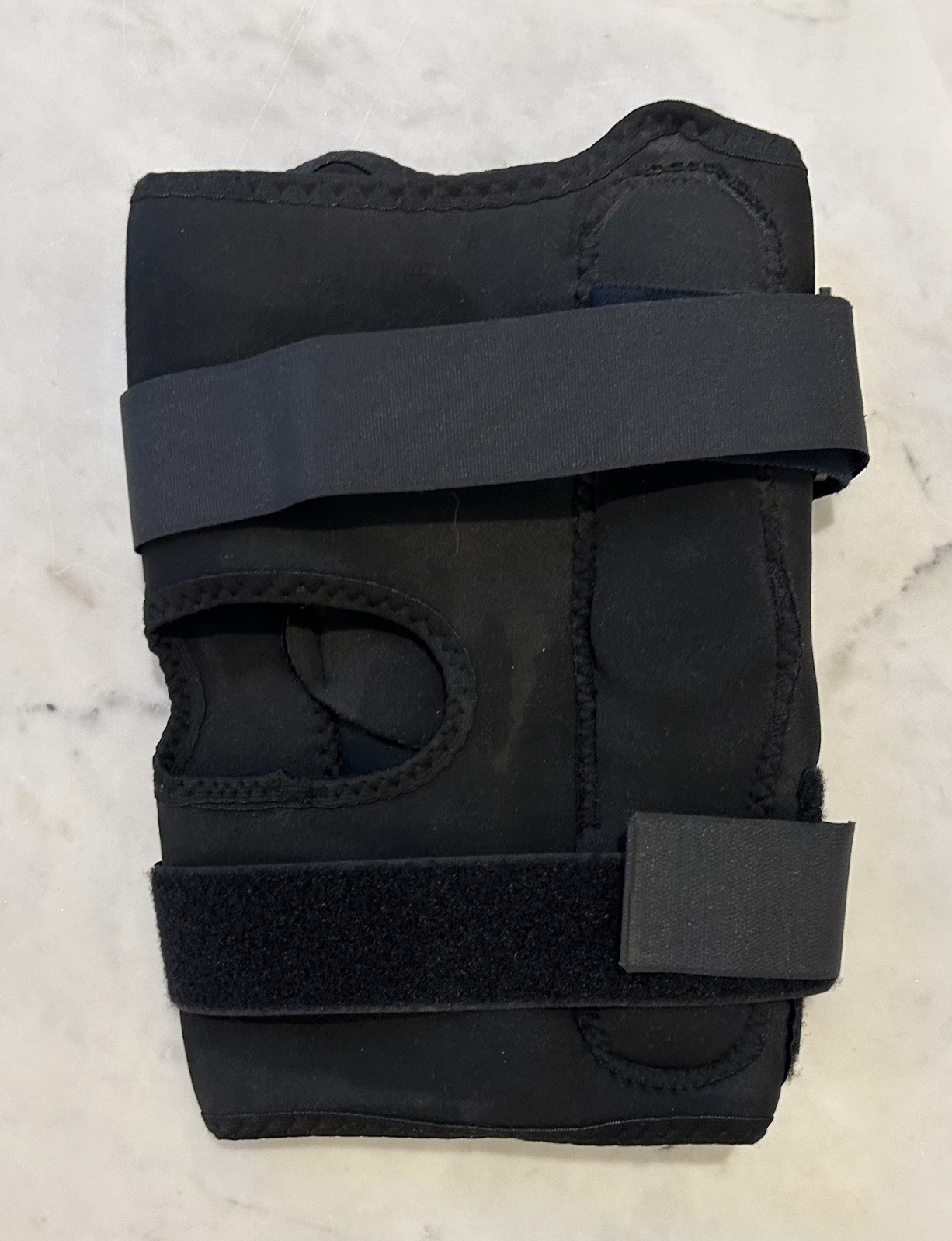 BraceAbility XXL Hinged Knee Brace adjustable wraparound design side hinge