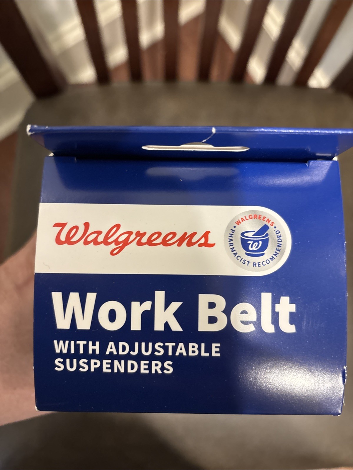 Walgreens Back Work Belt w/Adjustable Suspenders Advanced Support 1 Size