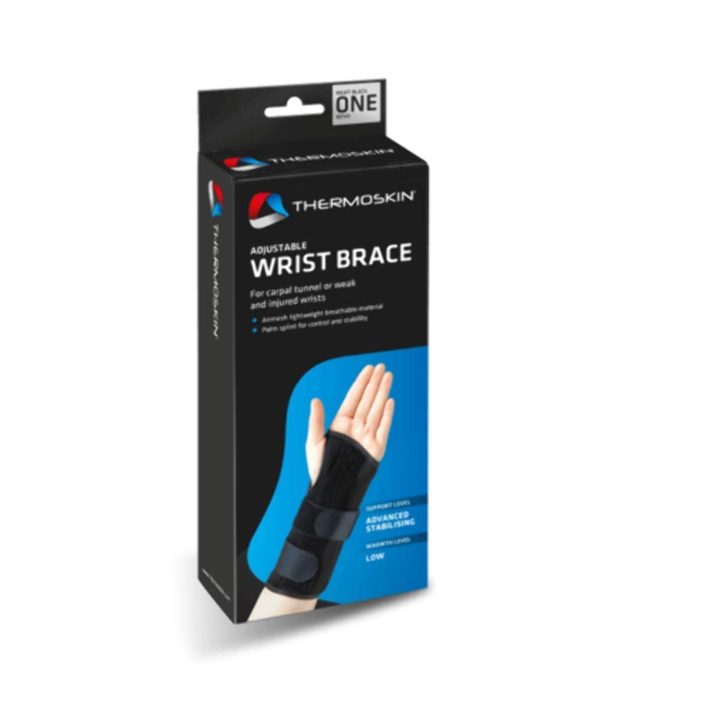 Thermoskin Airmesh Adjustable Wrist Brace, Rightt Hand, Universal OSFM