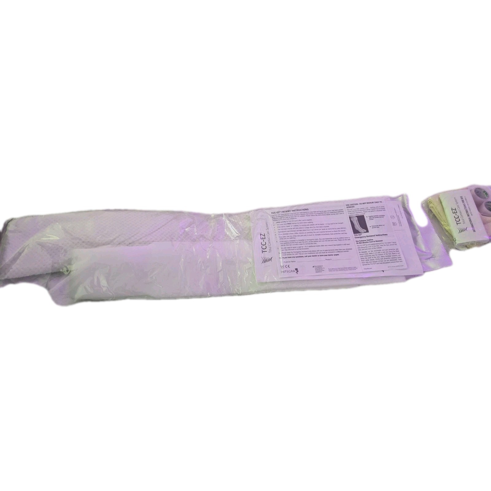 Integra TCC-EZ Mesh Cast Protector Immobilization Leg Sock 3in x 23.6in White CE