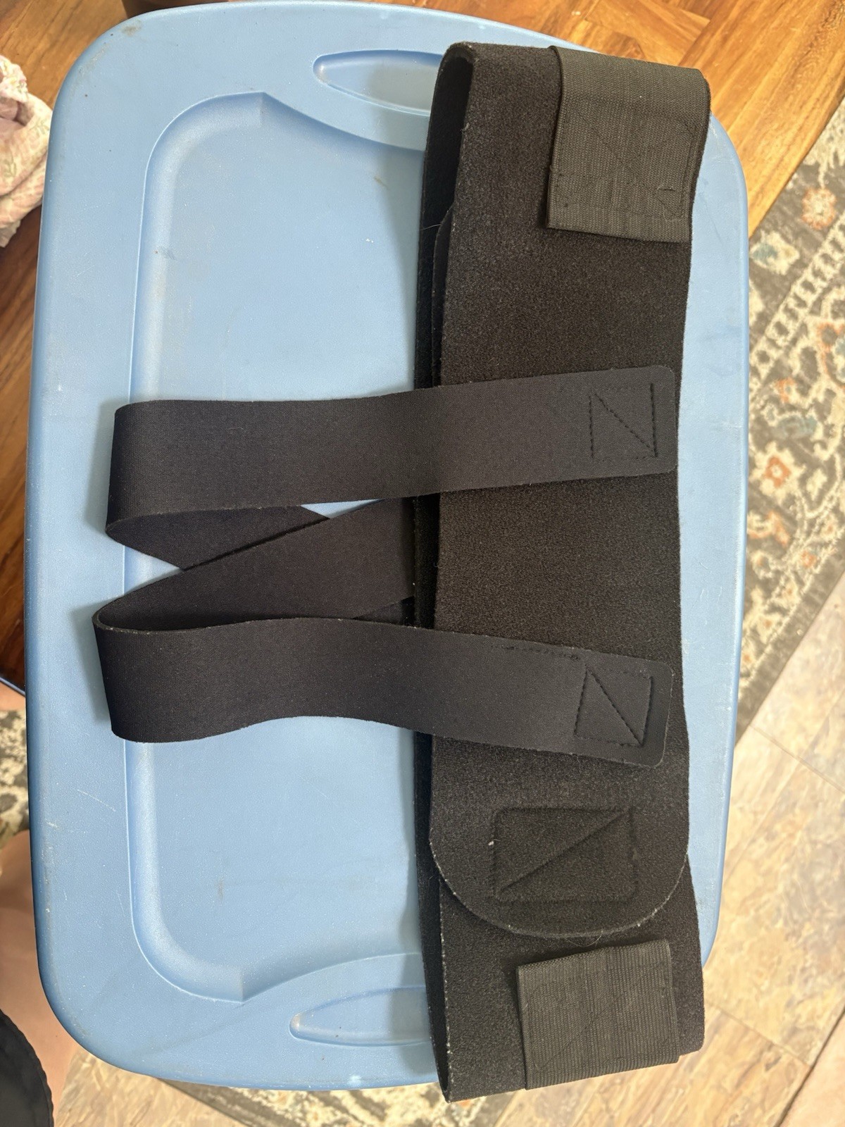 BABY BELLY BAND Baby Belly Band Adjustable Pelvic Support Support, Size L, Black