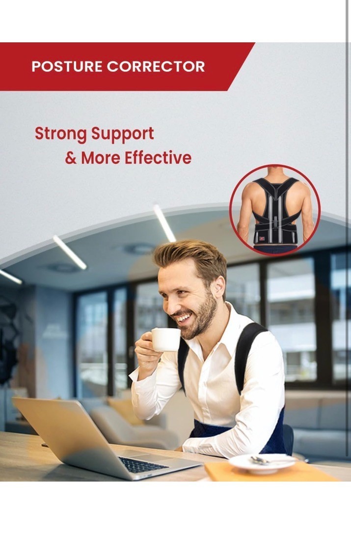 Hurmoya Back Brace Posture Corrector for Women and Men, Lower and Upper Back Pai