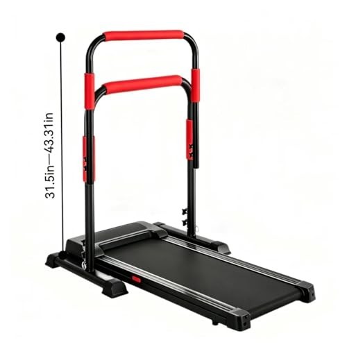 Adjustable Walking Pad Handle, Support Stand 31.5-43in, Non-Slip Base