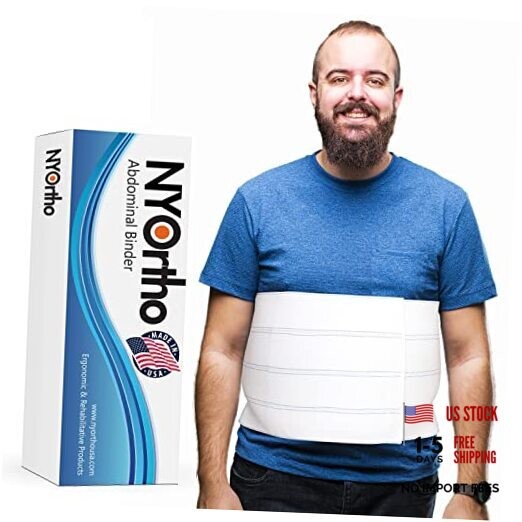 Bariatric Abdominal Binder,12-Inch Wide Elastic 45-60 Inch 4 Panel – 12″ High