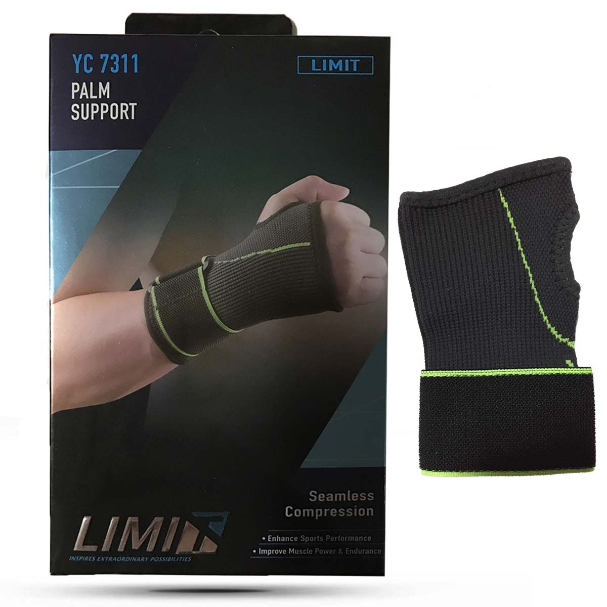 Wrist Hand Brace Support Carpal Tunnel Tendonitis Pain Relief Palm Elastic 1Pcs