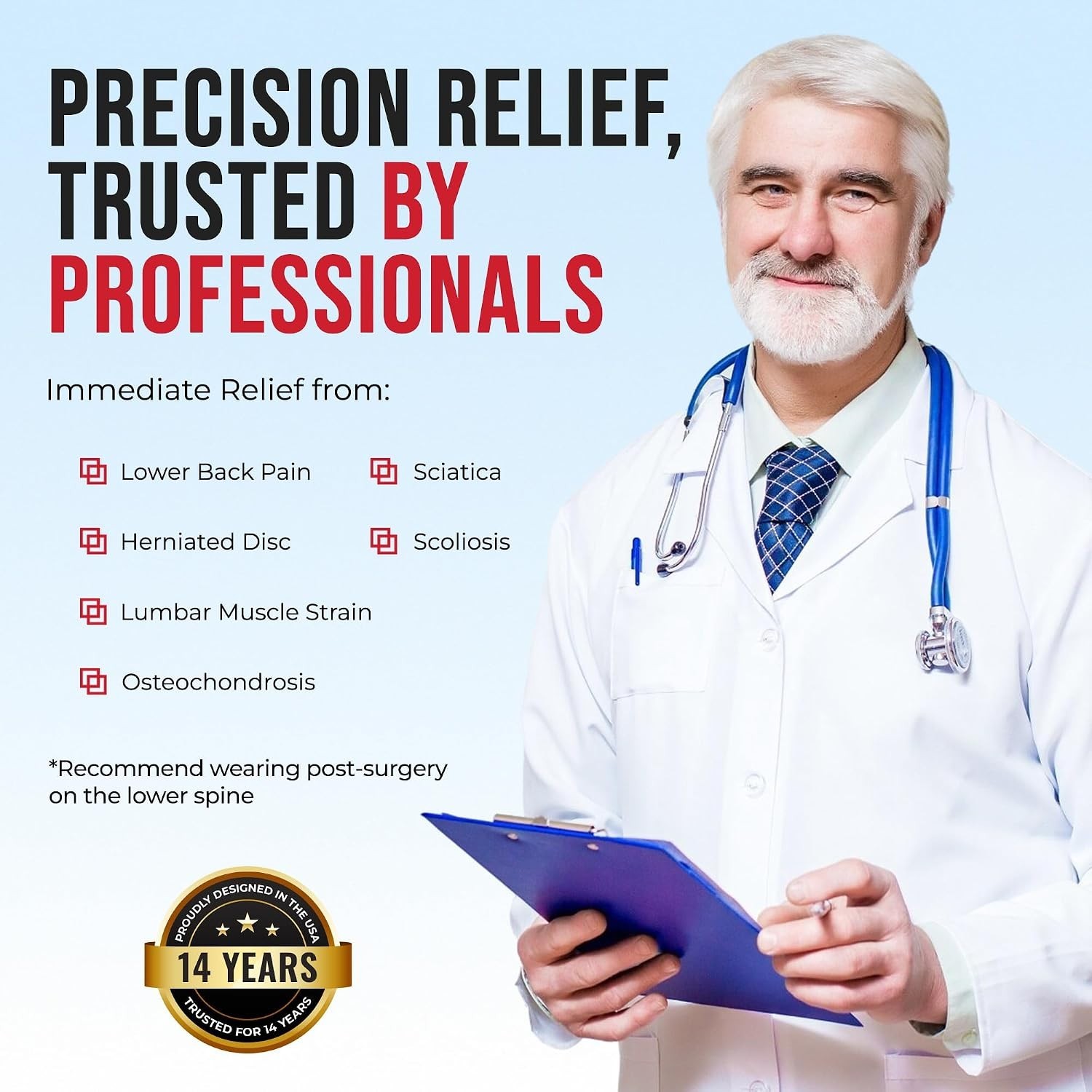 Doctor-Recommended Back Brace – Magnetic Therapy for Comprehensive Back Support