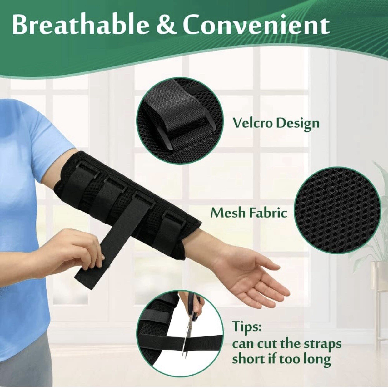 Elbow Splint Tendonitis Elbow Brace for Men Women (Small)