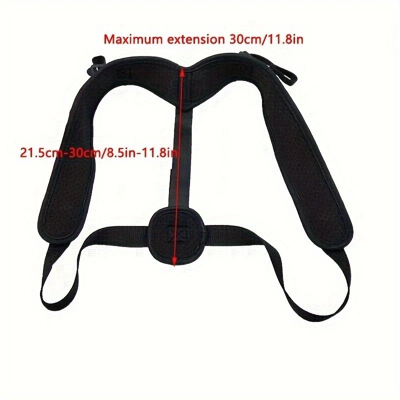 Adjustable Posture Corrector Back Shoulder Support Brace for Men Women Black