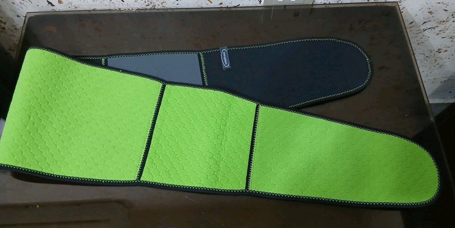 Sensiplast Neoprene Waist Trimmer Belt Sweat Sauna Wrap Gym Fitness L-XXL Used