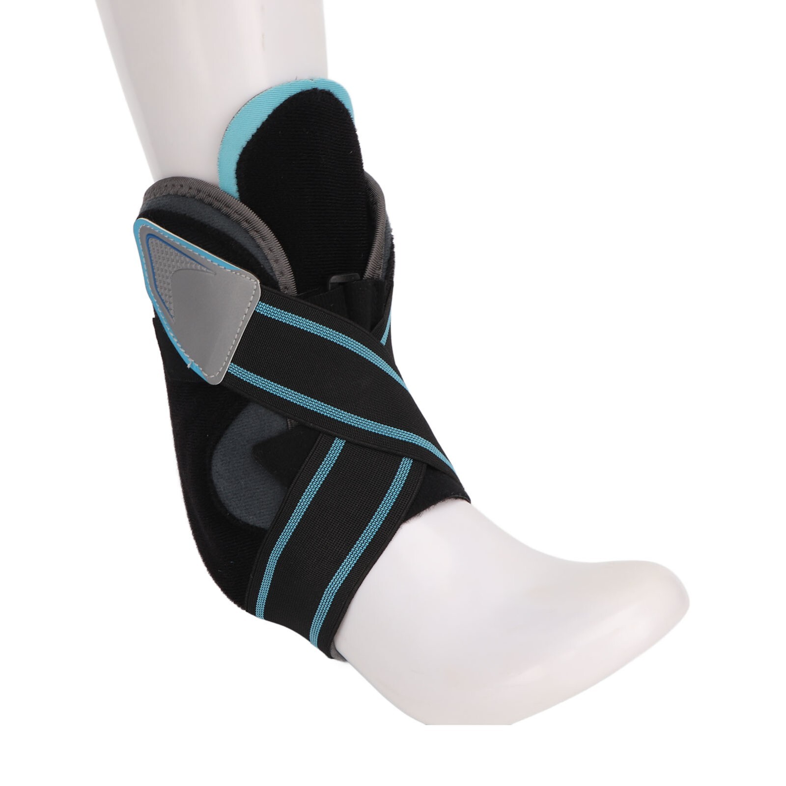 Ankle brace with adjustable foot protectors, size M ….