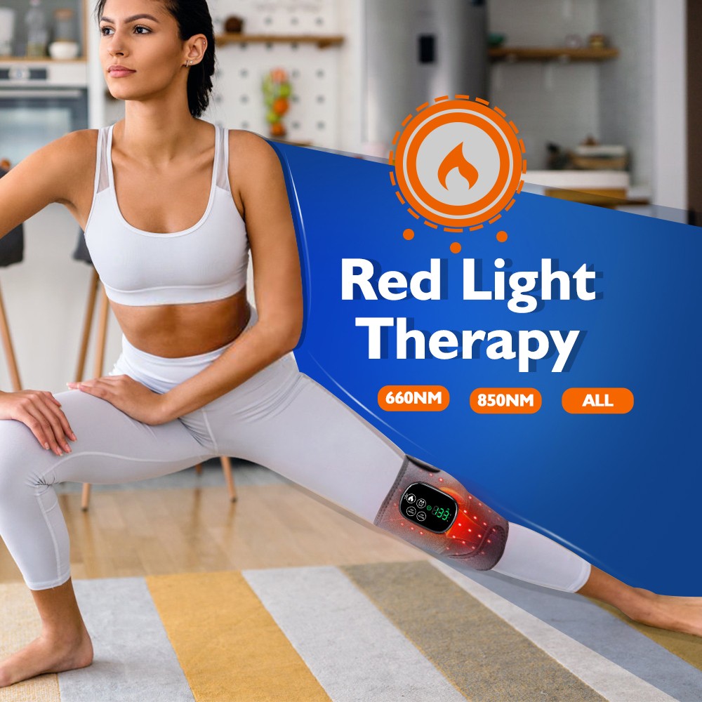 Rechargeable Red Light Knee Brace – LED Therapy Pad For Knee/Shoulder/Elbow Wrap