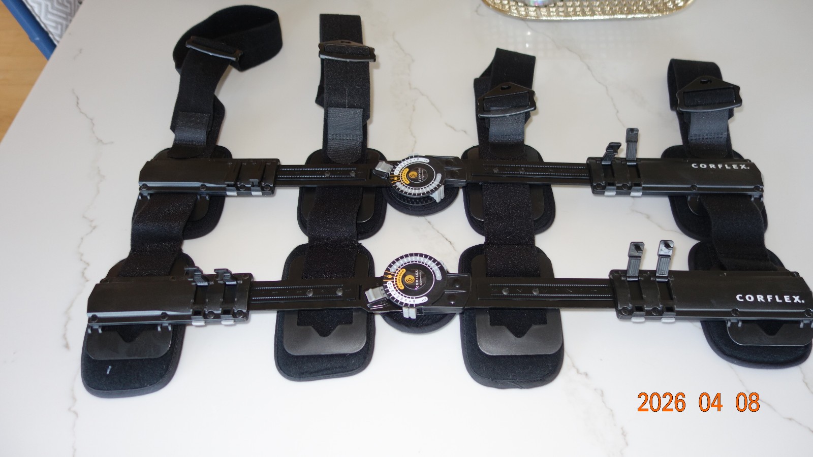 CORFLEX Contender Post-Op Hinged Knee Brace Adjustable Length Universal