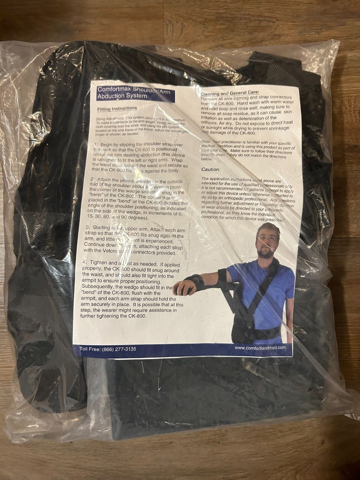 New Comfortland Medical Comfortmax SHOULDER/ARM Abduction System CK800 Universal