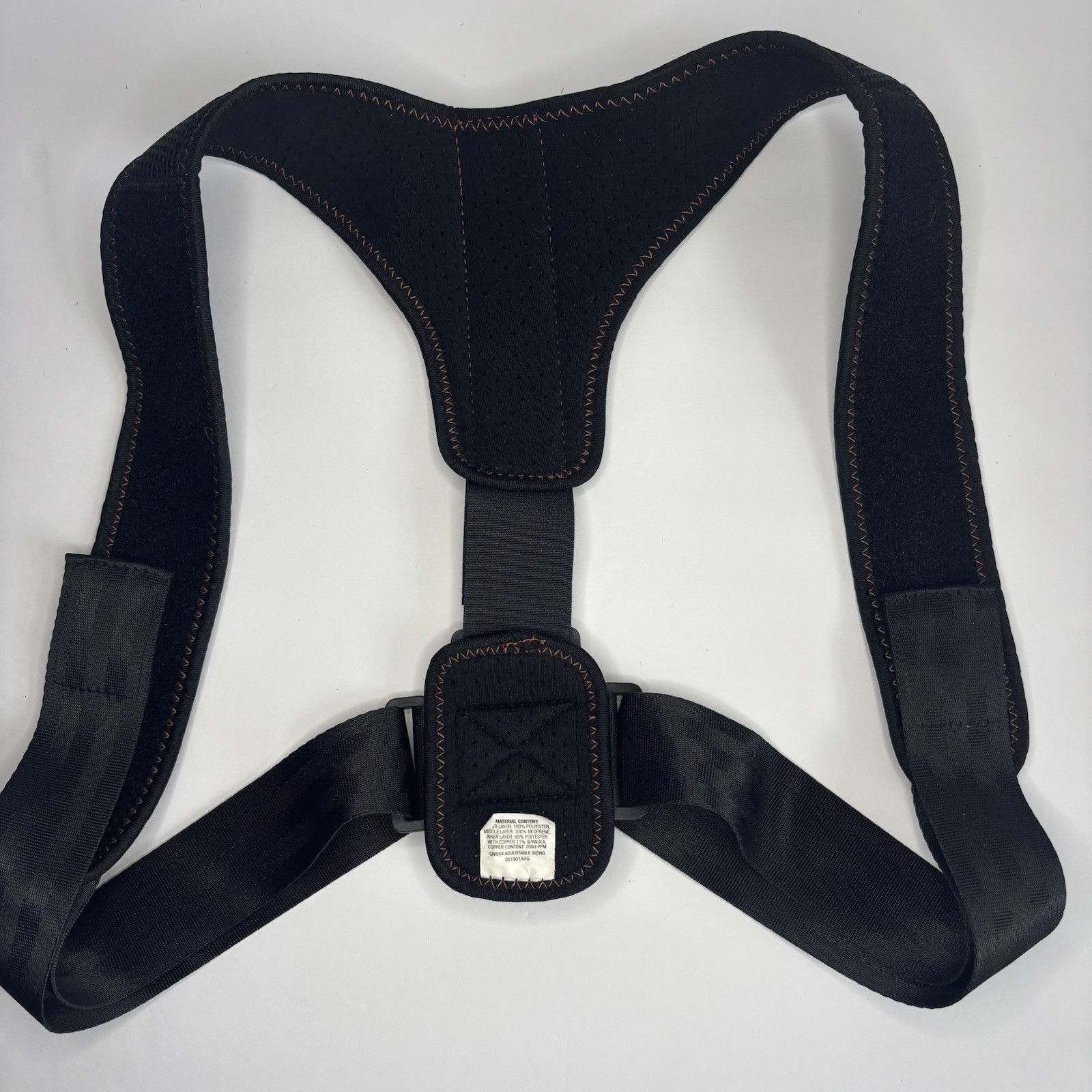 Posture Doctor Quick & Easy Posture Corrector – Black – Unisex -Adjustable