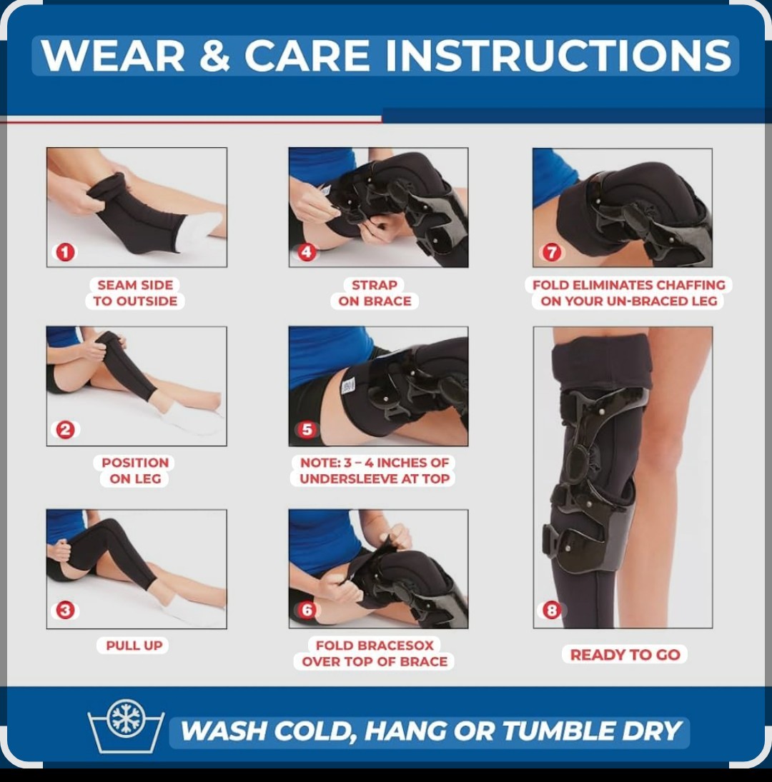 Braxesox Knee Undersleeve LARGE