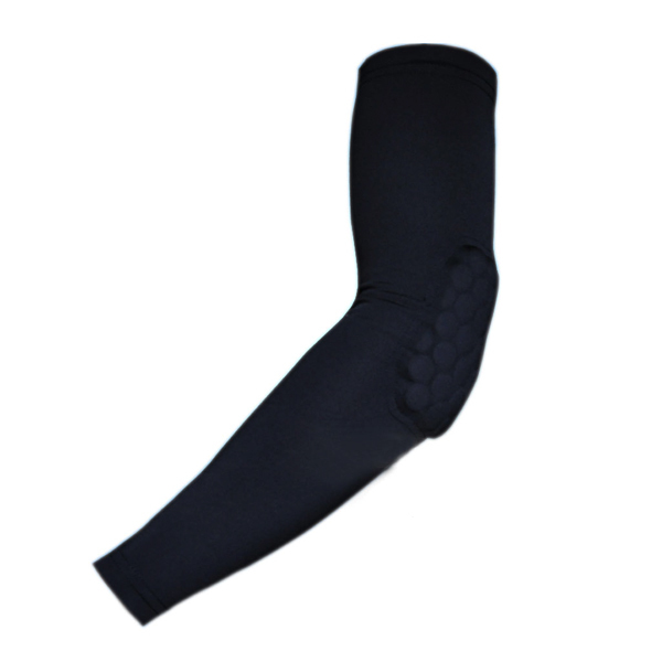 Child Adult Sport Basketball Honeycomb Pad Arm Hand Elbow Sleeve Brace Support
