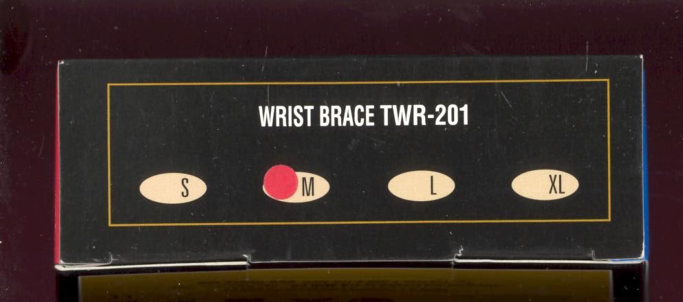 NEW! – MAXAR Elastic Wrist Brace MEDIUM (56% Wool/44% Elastic): TWR-201