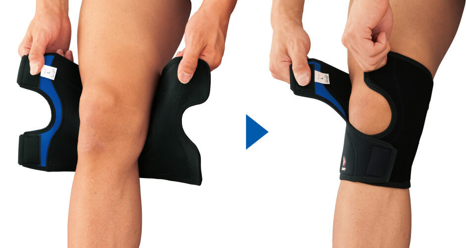Zamst EK-1 Soft support Emphasis on thinness Knee Support Brace Sport FedEx