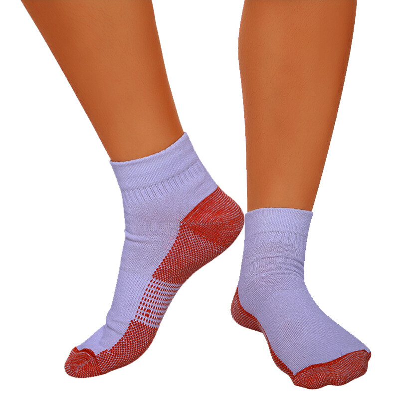 Cooper Compression Socks Ankle Support Heel Arch Plantar Feet Fatigue Pain IA