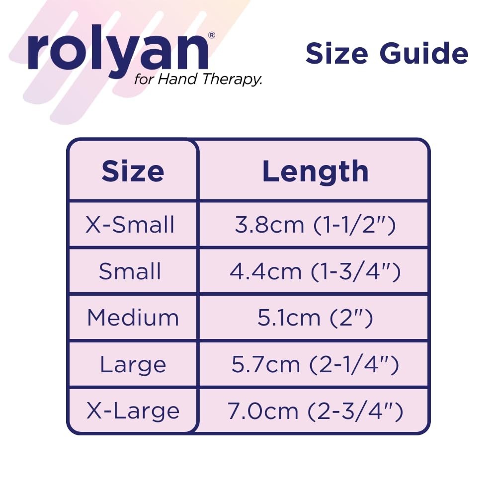 Rolyan Sof-Stretch Short Extension Splint Finger PIP Latex-Free Black Medium