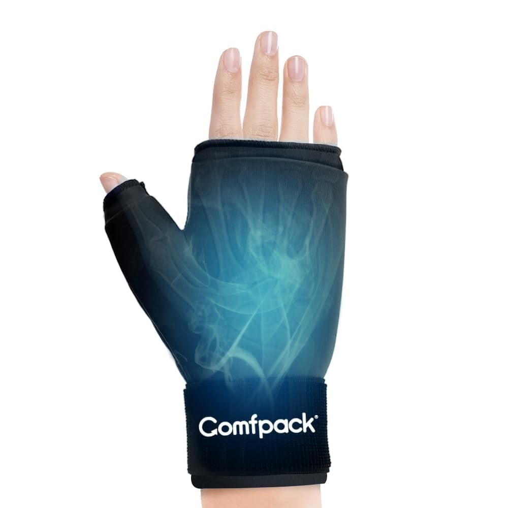 “Reusable Ice Pack Glove for Arthritis Relief, Hot Cold Therapy for Wrist Pain”