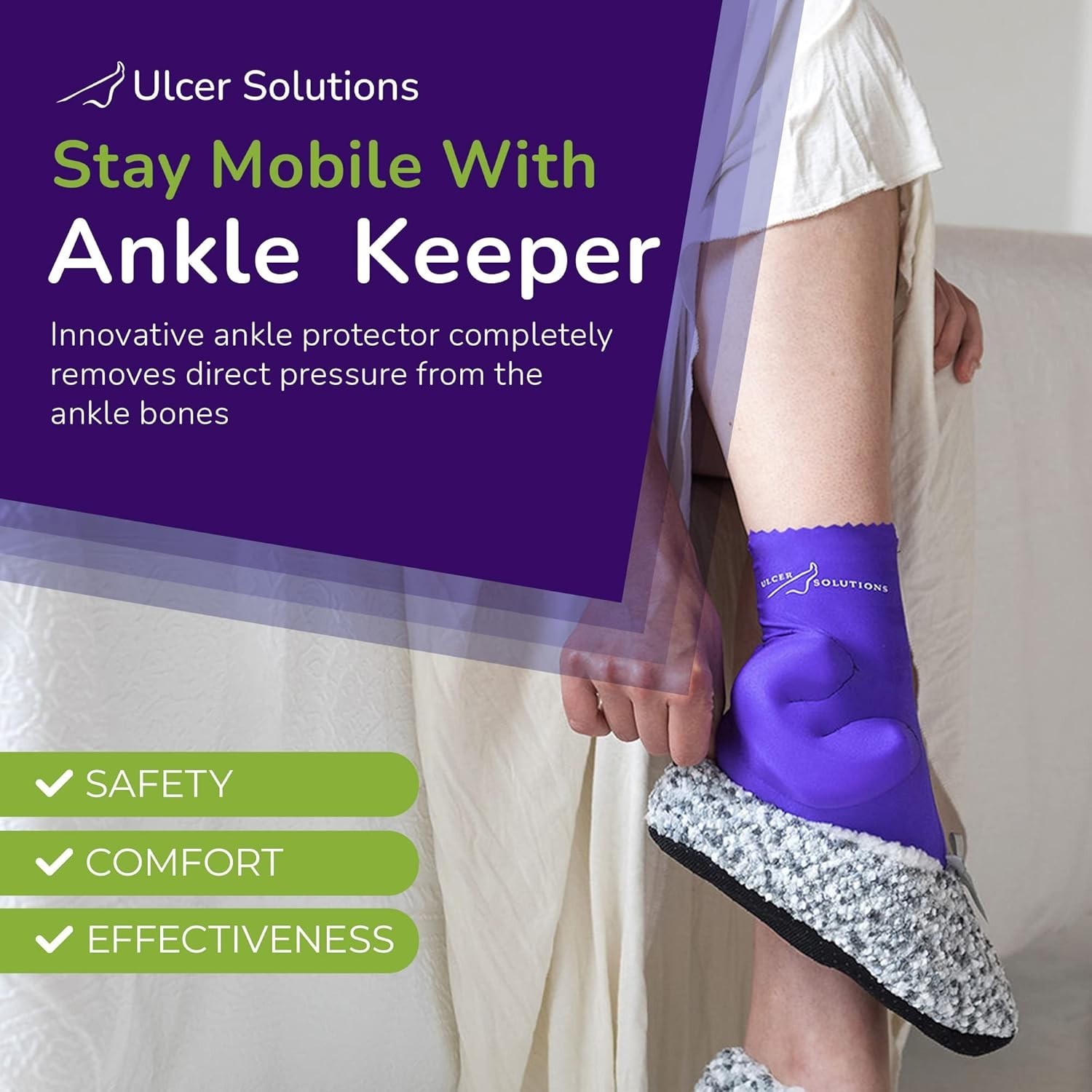 Ankle Keeper – Physician-Designed Ankle Protector for Pressure Sores, Offload…