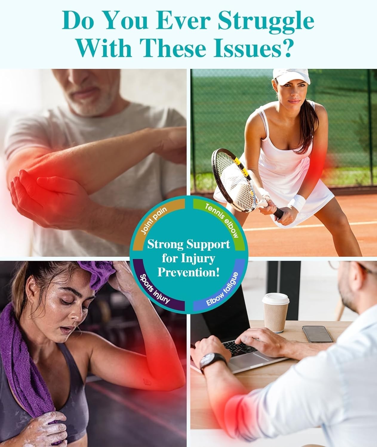 Elbow Brace for Cubital Tunnel, Ulnar Nerve Entrapment brace, Adjustable Elbo…