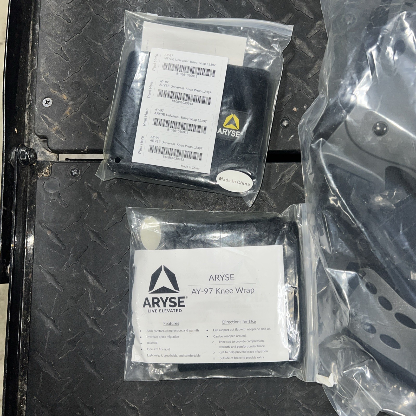 NEW ARYSE AY-43-R &L Metforce OA KNEE Universal Knee Brace w/ Tool Kit