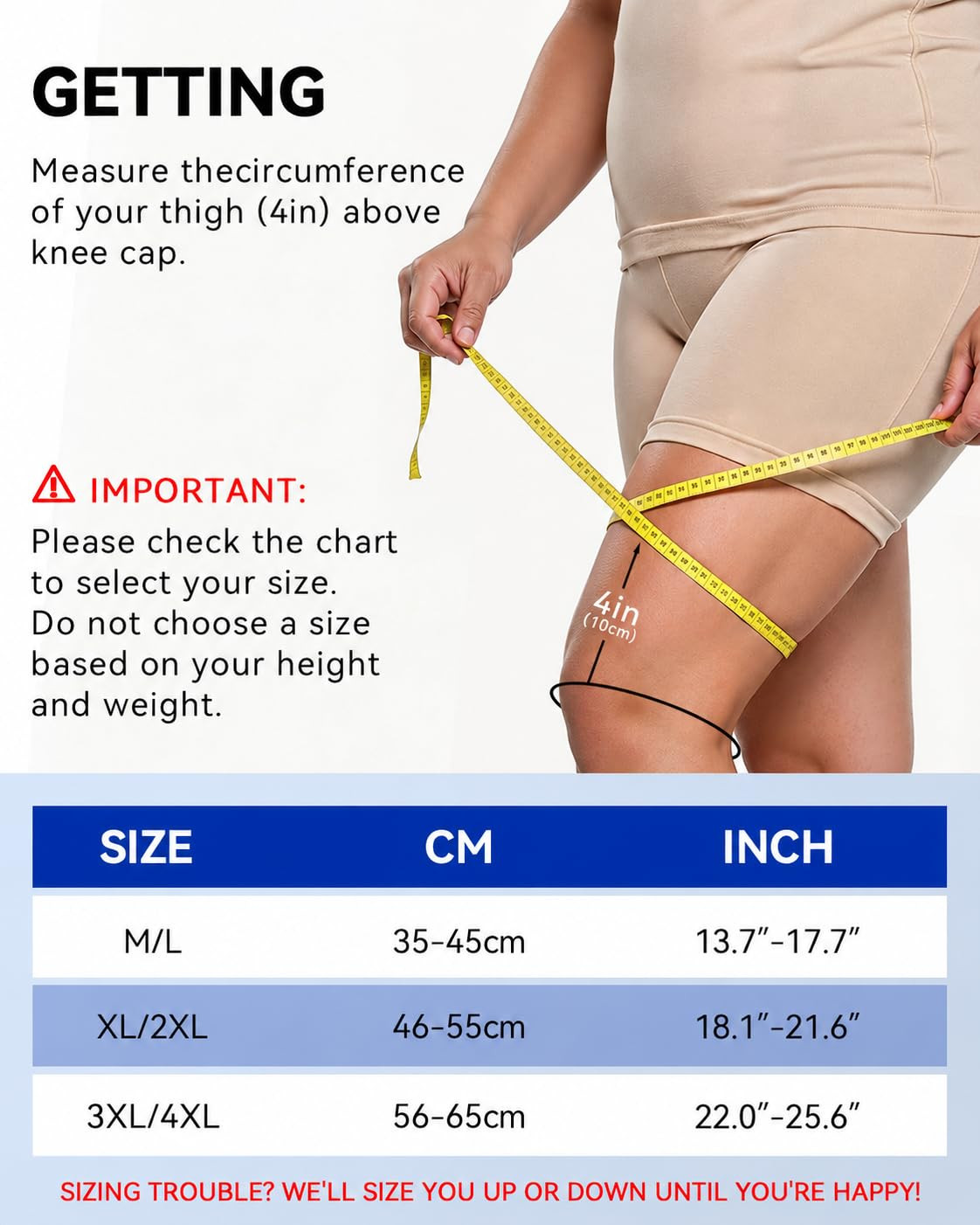 Knee Brace for Women plus Size,Meniscus Knee Brace with Side Stabilizers | 3 Ant